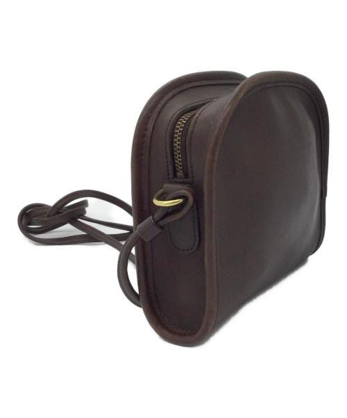 COACH（コーチ）COACH (コーチ) レザーショルダーバッグ ダークブラウンの古着・服飾アイテム