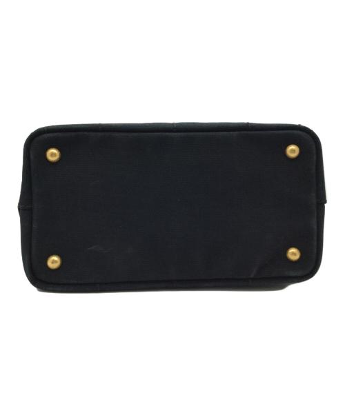 PRADA（プラダ）PRADA (プラダ) トートバッグ ブラック×ホワイトの古着・服飾アイテム