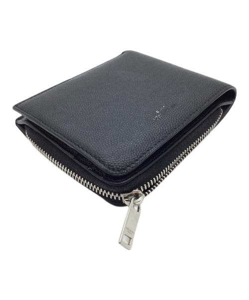 Saint Laurent Paris（サンローランパリ）Saint Laurent Paris (サンローランパリ) 2つ折り財布 ブラックの古着・服飾アイテム