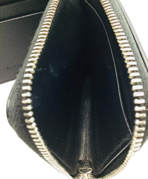 Saint Laurent Paris（サンローランパリ）Saint Laurent Paris (サンローランパリ) 2つ折り財布 ブラックの古着・服飾アイテム