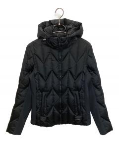 中古・古着通販】PRADA (プラダ) ノーカラーダウンジャケット ブラック