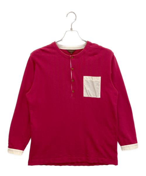 PAUL SMITH（ポールスミス）PAUL SMITH (ポールスミス) 長袖カットソー パープル サイズ:Lの古着・服飾アイテム