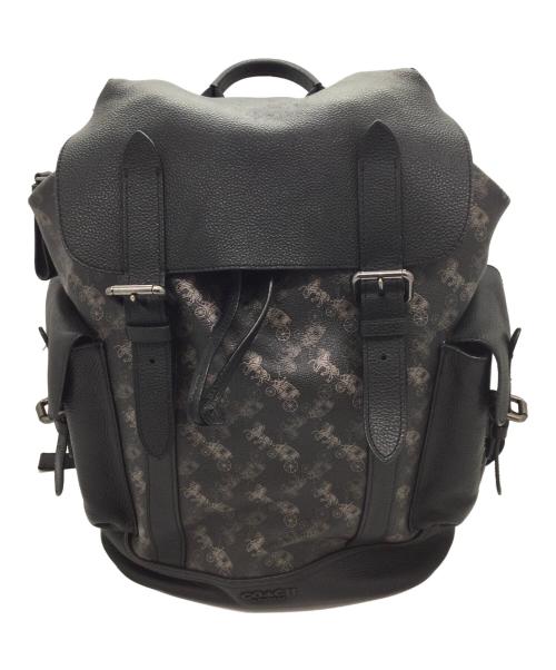 COACH（コーチ）COACH (コーチ) リュック ブラック×ブラウンの古着・服飾アイテム