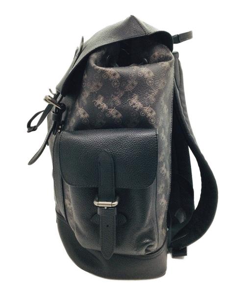 COACH（コーチ）COACH (コーチ) リュック ブラック×ブラウンの古着・服飾アイテム