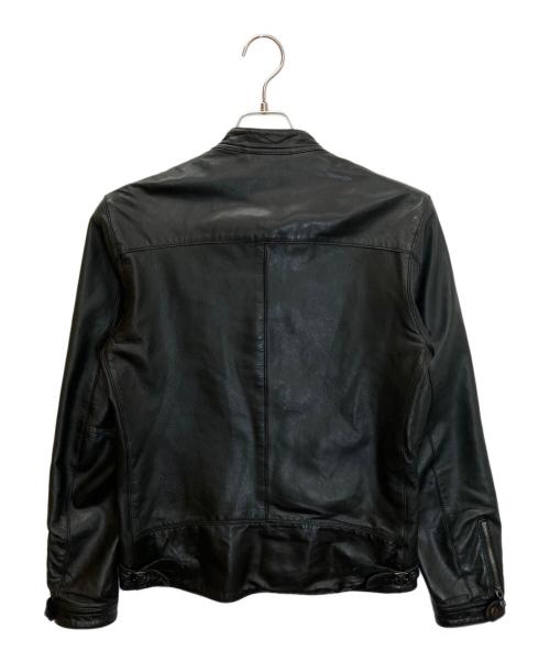 EDIFICE（エディフィス）EDIFICE (エディフィス) 11-011-300-1001-3-0　ライダースジャケット ブラック サイズ:46の古着・服飾アイテム