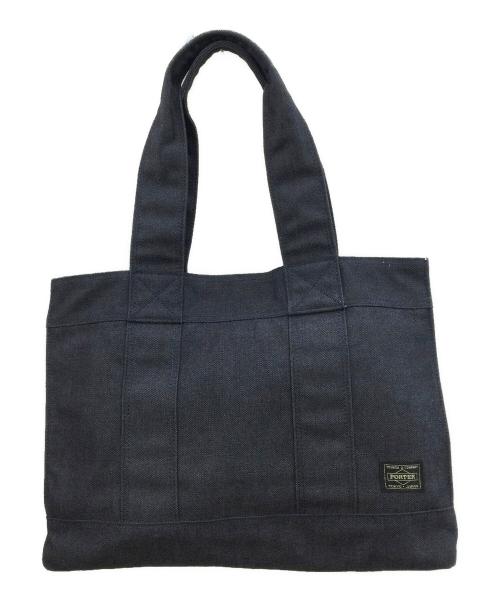 PORTER（ポーター）PORTER (ポーター) トートバッグ ネイビーの古着・服飾アイテム
