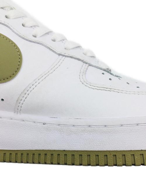 NIKE（ナイキ）NIKE (ナイキ) AIR FORCE 1 '07 ホワイト×グリーン サイズ:US9.5、UK8.5、EUR43、cm27.5、BR41、CN275（2.5）の古着・服飾アイテム