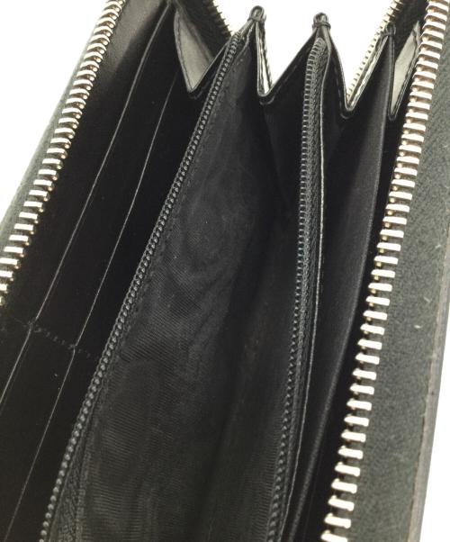 GUCCI（グッチ）GUCCI (グッチ) ラウンドファスナー財布 ブラックの古着・服飾アイテム