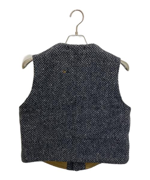 45R（フォーティファイブ・アール）45R (フォーティファイブ・アール) 80810313　ベスト グレー×ネイビー サイズ:2の古着・服飾アイテム