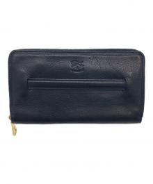 IL BISONTE（イル ビゾンテ）の古着「ラウンドファスナー財布」｜ブラック