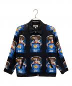 A BATHING APEア ベイシング エイプ）の古着「001LJH301007X　シャツブルゾン」｜ブラック×ブルー