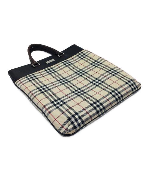 BURBERRY（バーバリー）BURBERRY (バーバリー) トートバッグ カーキ×ブラウンの古着・服飾アイテム