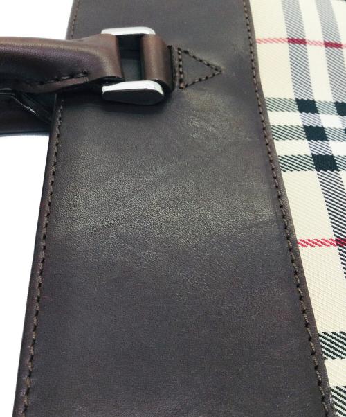 BURBERRY（バーバリー）BURBERRY (バーバリー) トートバッグ カーキ×ブラウンの古着・服飾アイテム