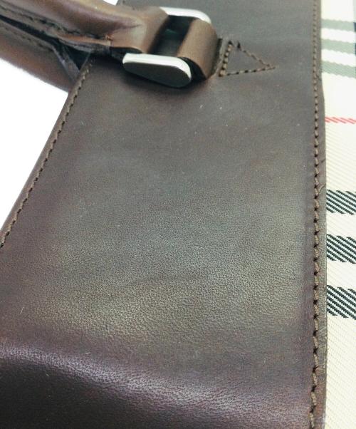 BURBERRY（バーバリー）BURBERRY (バーバリー) トートバッグ カーキ×ブラウンの古着・服飾アイテム