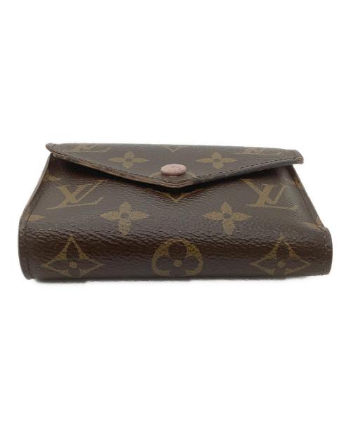 LOUIS VUITTON（ルイ ヴィトン）LOUIS VUITTON (ルイ ヴィトン) ポルトフォイユ・ヴィクトリーヌ ブラウン×ピンクの古着・服飾アイテム