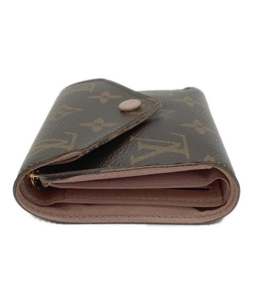 LOUIS VUITTON（ルイ ヴィトン）LOUIS VUITTON (ルイ ヴィトン) ポルトフォイユ・ヴィクトリーヌ ブラウン×ピンクの古着・服飾アイテム