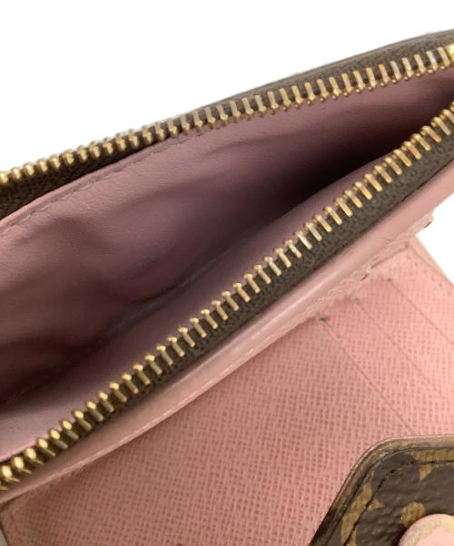 LOUIS VUITTON（ルイ ヴィトン）LOUIS VUITTON (ルイ ヴィトン) ポルトフォイユ・ヴィクトリーヌ ブラウン×ピンクの古着・服飾アイテム