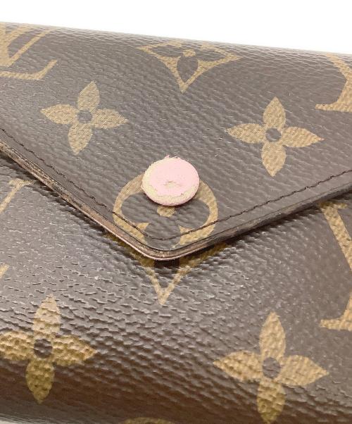 LOUIS VUITTON（ルイ ヴィトン）LOUIS VUITTON (ルイ ヴィトン) ポルトフォイユ・ヴィクトリーヌ ブラウン×ピンクの古着・服飾アイテム