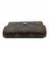 中古・古着 LOUIS VUITTON (ルイ ヴィトン) ポルトフォイユ・ヴィクトリーヌ ブラウン×ピンク：14000円