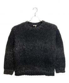 LIDnM（リドム）の古着「lm23aw0956312　厚手ニット」｜ブラック×グレー
