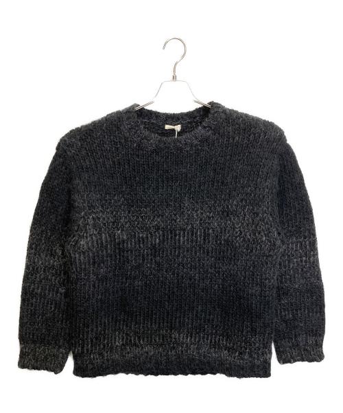LIDnM（リドム）LIDnM (リドム) lm23aw0956312　厚手ニット ブラック×グレー サイズ:Mの古着・服飾アイテム