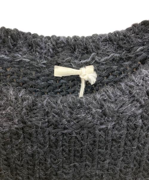 LIDnM（リドム）LIDnM (リドム) lm23aw0956312　厚手ニット ブラック×グレー サイズ:Mの古着・服飾アイテム