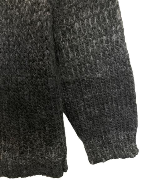 LIDnM（リドム）LIDnM (リドム) lm23aw0956312　厚手ニット ブラック×グレー サイズ:Mの古着・服飾アイテム