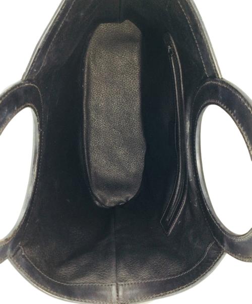 CELINE（セリーヌ）CELINE (セリーヌ) ハンドバッグ ブラック×ブラウンの古着・服飾アイテム