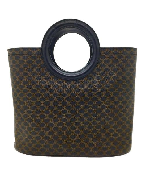CELINE（セリーヌ）CELINE (セリーヌ) ハンドバッグ ブラック×ブラウンの古着・服飾アイテム