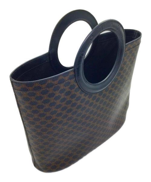 CELINE（セリーヌ）CELINE (セリーヌ) ハンドバッグ ブラック×ブラウンの古着・服飾アイテム