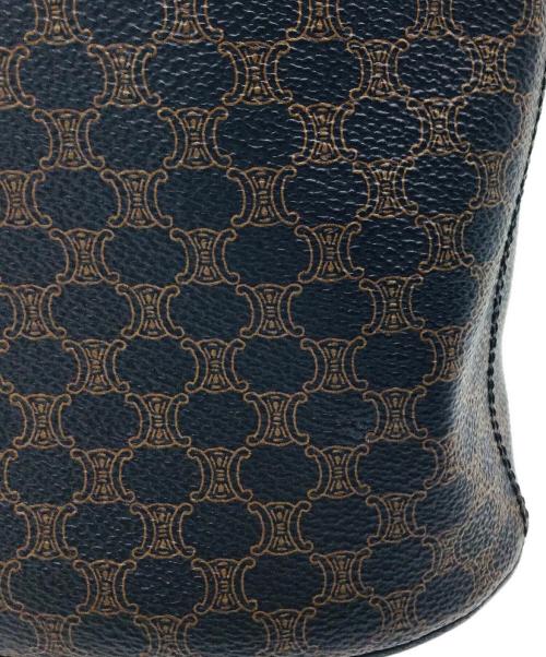 CELINE（セリーヌ）CELINE (セリーヌ) ハンドバッグ ブラック×ブラウンの古着・服飾アイテム
