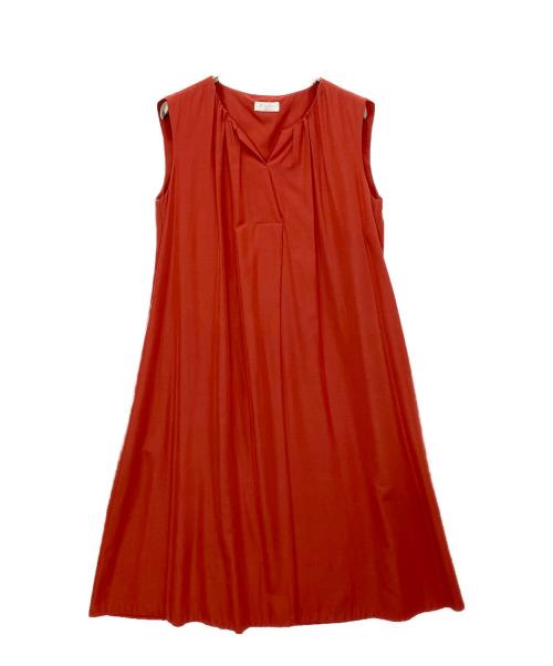 BALLSEY（ボールジィ）BALLSEY (ボールジィ) 11-06-81-06704　ノースリーブワンピース ブラウン サイズ:36の古着・服飾アイテム