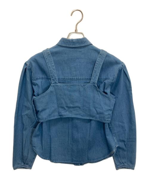 OIOICOLLECTION（オーアイオーアイ）OIOICOLLECTION (オーアイオーアイ) 長袖ブラウス インディゴ サイズ:Fの古着・服飾アイテム