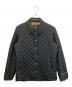 COACH（コーチ）の古着「キルティングパイピングジャケット」｜ブラック