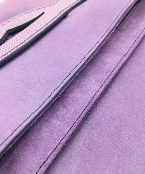 TOD'S（トッズ）TOD'S (トッズ) ワンショルダーバッグ パープル×ブラウンの古着・服飾アイテム