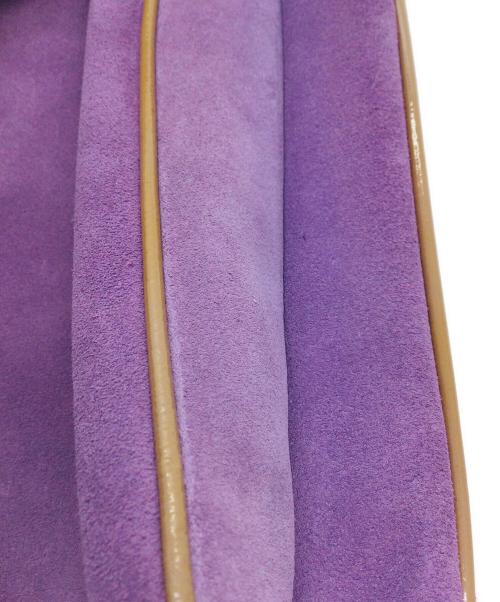 TOD'S（トッズ）TOD'S (トッズ) ワンショルダーバッグ パープル×ブラウンの古着・服飾アイテム