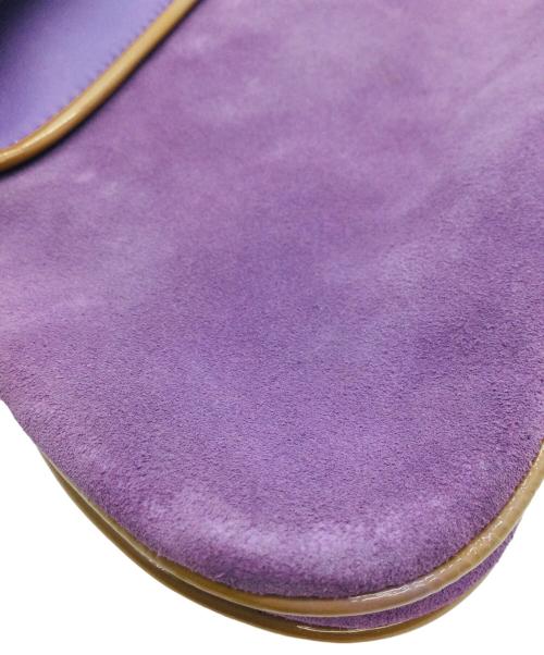 TOD'S（トッズ）TOD'S (トッズ) ワンショルダーバッグ パープル×ブラウンの古着・服飾アイテム