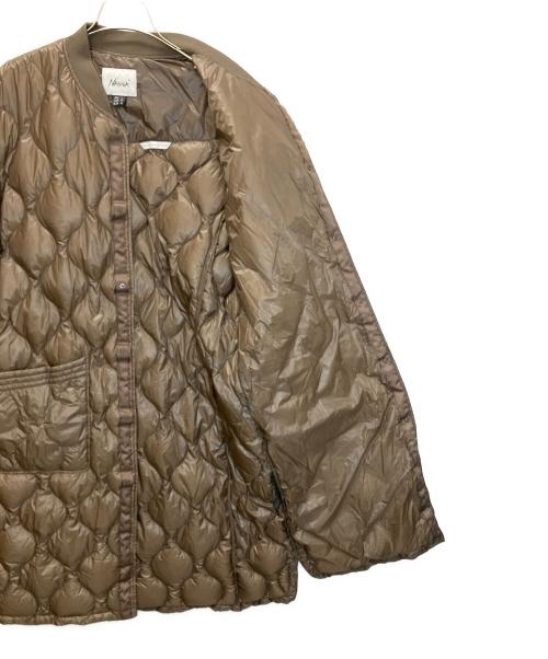 NANGA（ナンガ）NANGA (ナンガ) NAG-F21-CT003　ダウンコート ブラウン サイズ:Lの古着・服飾アイテム
