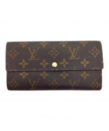LOUIS VUITTON（ルイ ヴィトン）の古着「ポルトフォイユ・サラ」｜ブラウン