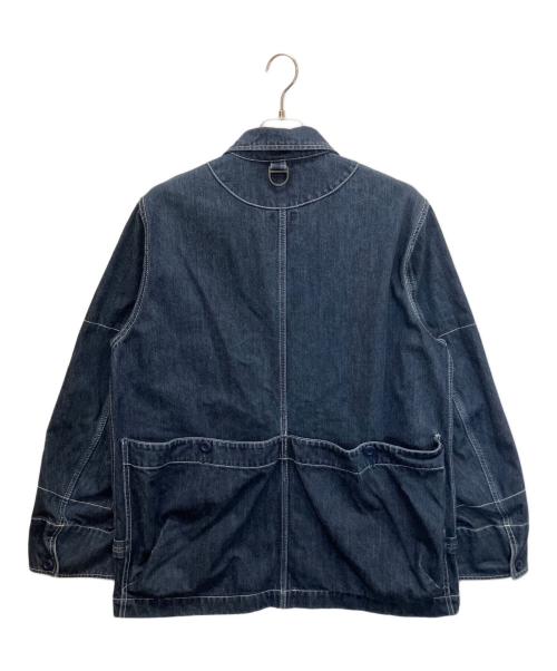 Snow peak（スノーピーク）Snow peak (スノーピーク) JK-19SU103　インディゴ焚火カバーオール インディゴ サイズ:XLの古着・服飾アイテム