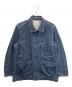 Snow peak（スノーピーク）の古着「JK-19SU103　インディゴ焚火カバーオール」｜インディゴ