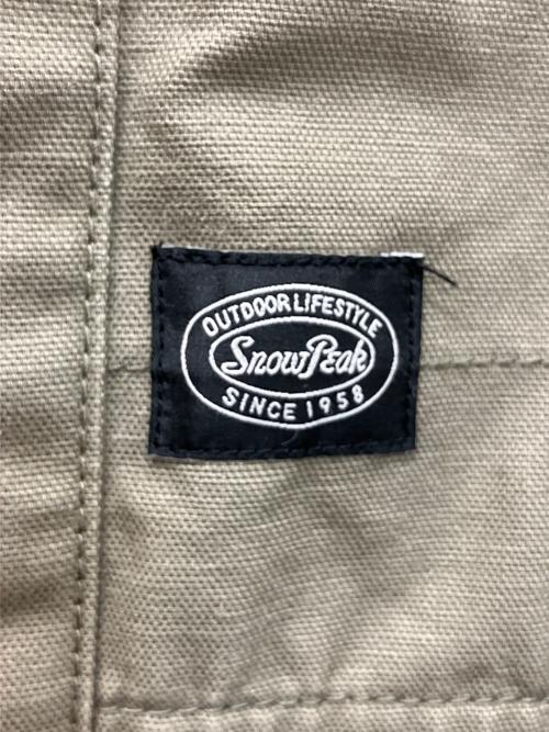 Snow peak（スノーピーク）Snow peak (スノーピーク) JK-17SU112　カバーオール カーキ サイズ:XLの古着・服飾アイテム