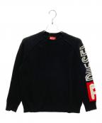 DIESELディーゼル）の古着「A11219 OEkAS　厚手ニット」｜ブラック