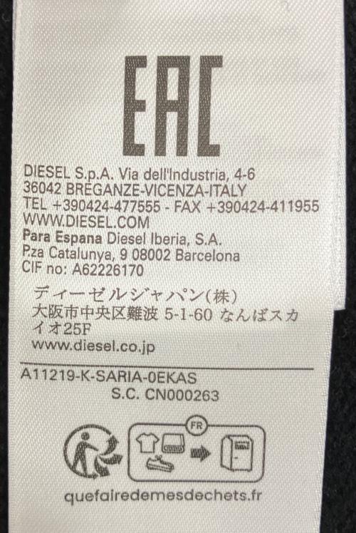 DIESEL（ディーゼル）DIESEL (ディーゼル) A11219 OEkAS　厚手ニット ブラック サイズ:XSの古着・服飾アイテム