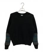 DIESELディーゼル）の古着「厚手ニット」｜ブラック×グリーン
