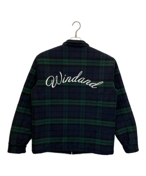 WIND AND SEA（ウィンダンシー）WIND AND SEA (ウィンダンシー) WDS-0-JWM-23-Q2-01 ジャケット ネイビー×グリーン サイズ:Lの古着・服飾アイテム