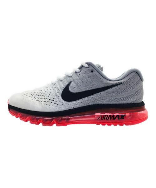 NIKE（ナイキ）NIKE (ナイキ) AIR MAX 2017 グレー×ピンク サイズ:US10、UK9、EUR44、cm28、BR42、CN280(2.5)　の古着・服飾アイテム