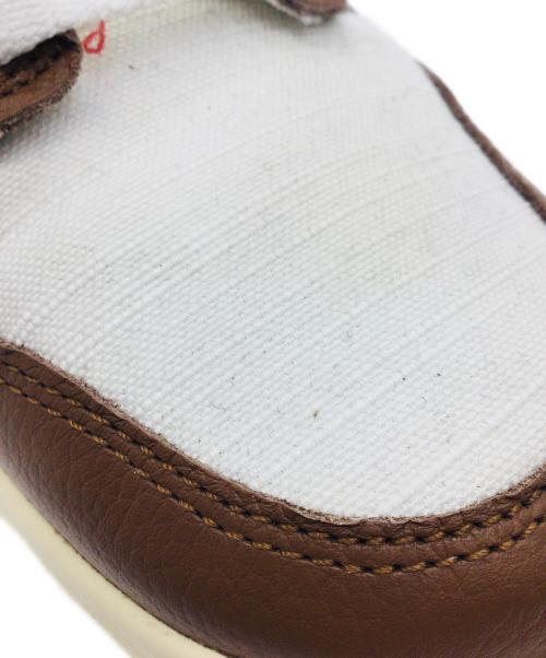 NIKE（ナイキ）NIKE (ナイキ) Dunk High ホワイト×ブラウン サイズ:US9.5、UK8.5、EUR43、cm27.5、BR41、CN275（2.5）の古着・服飾アイテム