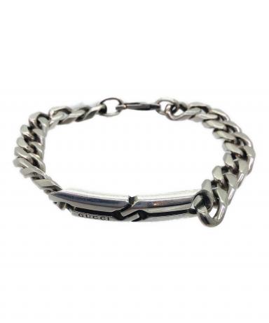 未使用　GUCCI グッチ　ブレスレット 中古・古着通販】GUCCI (グッチ) ブレスレット シルバー｜ブランド