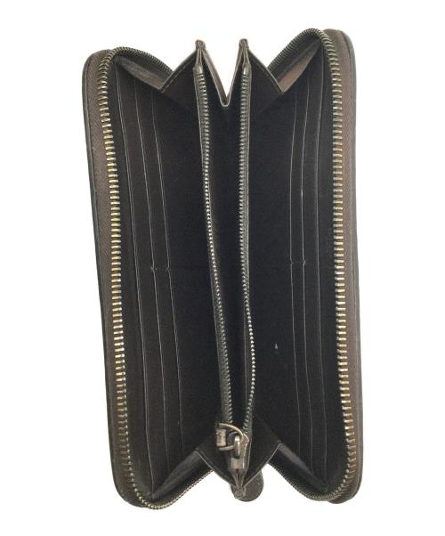 BOTTEGA VENETA（ボッテガベネタ）BOTTEGA VENETA (ボッテガベネタ) ラウンドファスナー財布 ダークブラウンの古着・服飾アイテム